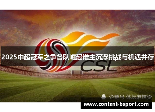 2025中超冠军之争各队崛起谁主沉浮挑战与机遇并存